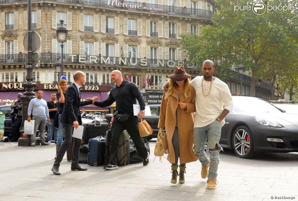 Kim Kardashian et Kanye West quittent Paris pour un aller-retour à Londres