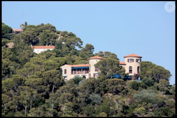 Le domaine du Cap Nègre dans le Var, propriété des Bruni-Tedeschi, été 2010.