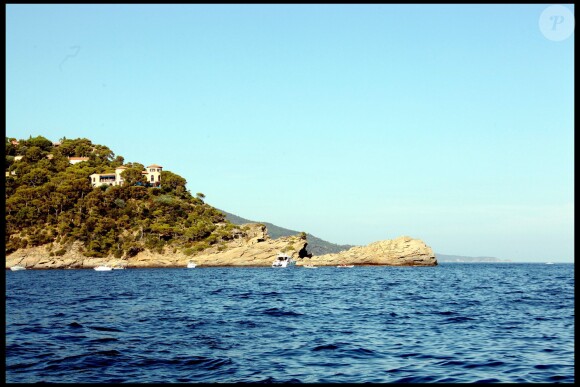 Le domaine du Cap Nègre dans le Var, propriété des Bruni-Tedeschi, été 2010.