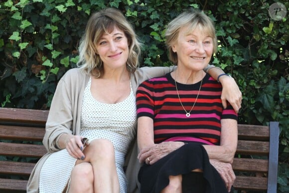 Marisa Bruni-Tedeschi et sa fille Valeria Bruni-Tedeschi à Rome le 22 octobre 2013. 