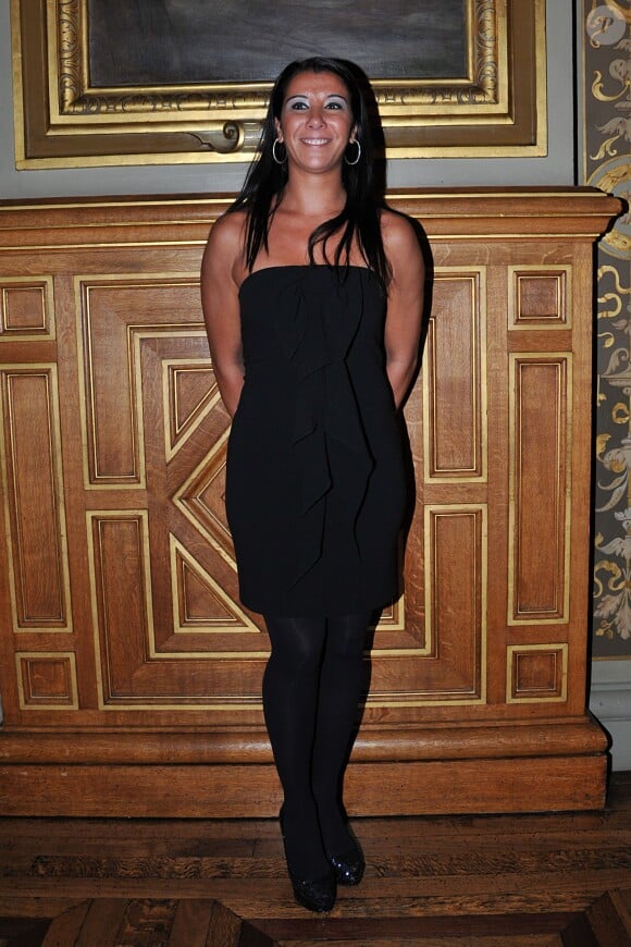 Isabelle Severino lors du 10e gala de l'association Un Maillot pour la Vie à l'hôtel de Ville de Paris le 22 octobre 2013