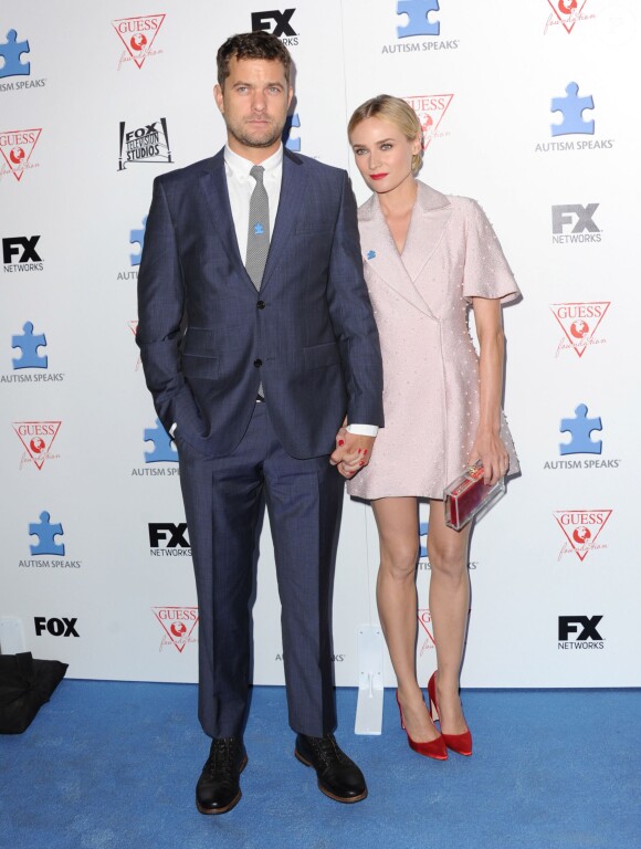 Diane Kruger et Joshua Jackson, lors de la 3e édition du "Autism Speaks", lors du Blue Jean Ball à Los Angeles le 24 octobre 2013