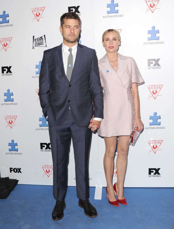 Diane Kruger et Joshua Jackson, lors de la 3e édition du "Autism Speaks", lors du Blue Jean Ball à Los Angeles le 24 octobre 2013