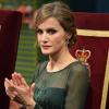 La princesse Letizia d'Espagne lors de la cérémonie de remise des prix Prince des Asturies à Oviedo, le 25 octobre 2013.