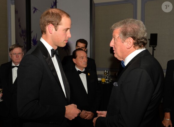 Roy Hodgson - Le prince William assiste au diner de gala du 150eme anniversaire de "The Football Association", dont il est le president, a Londres. Le 26 octobre 2013