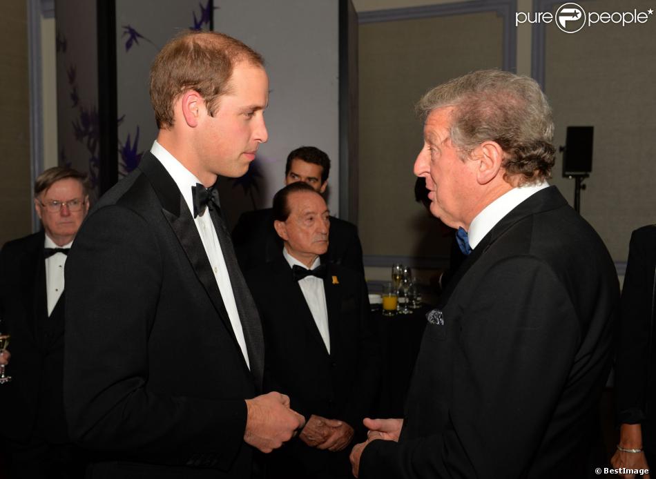 Roy Hodgson - Le prince William assiste au diner de gala du 150eme anniversaire de &quot;The Football Association&quot;, dont il est le president, a Londres. Le 26 octobre 2013