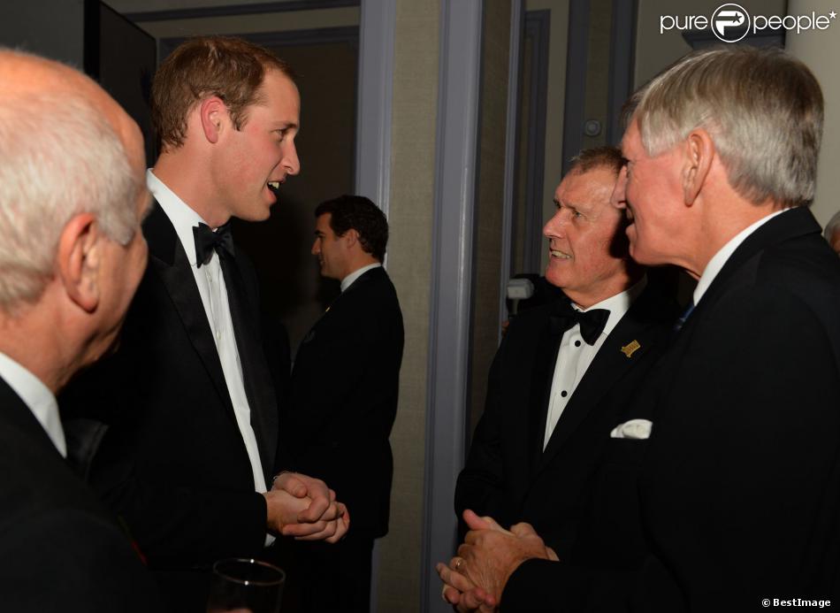 Geoff Hurst et Martin Peters - Le prince William assiste au diner de gala du 150eme anniversaire de &quot;The Football Association&quot;, dont il est le president, a Londres. Le 26 octobre 2013