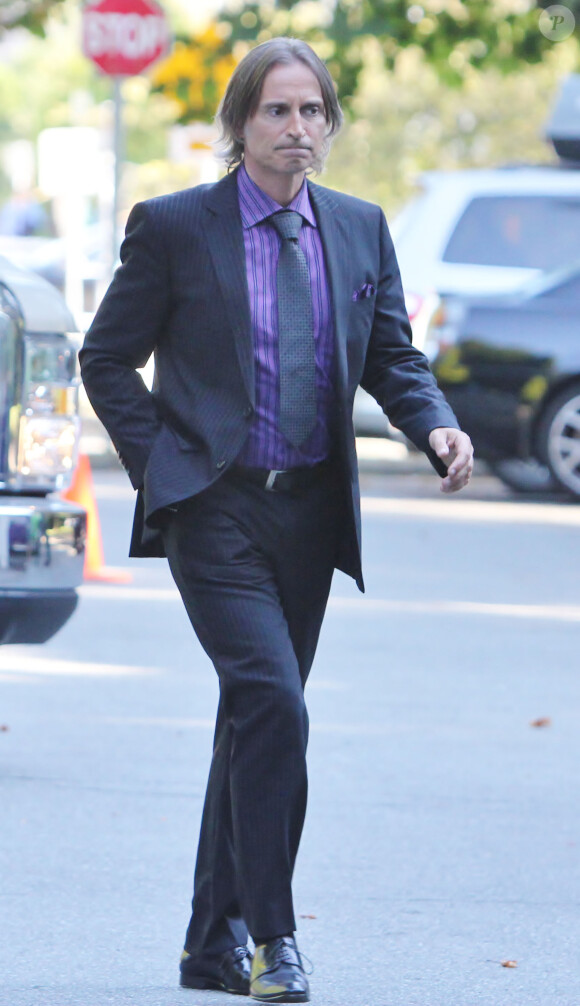 Robert Carlyle sur le tournage de la série Once Upon a Time à Vancouver le 21 août 2012
