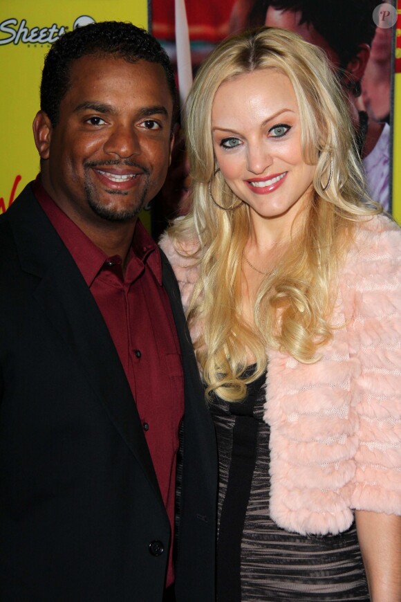 Alfonso Ribeiro et sa femme Angela le 23 janvier 2013 à Hollywood