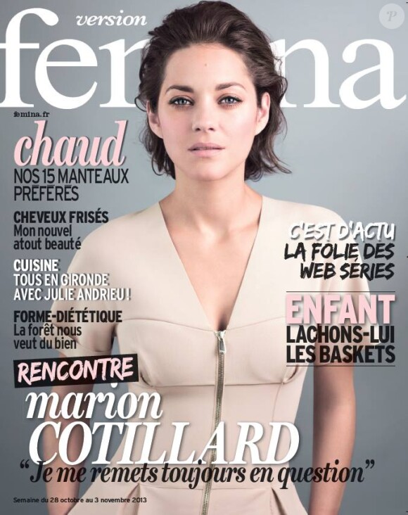 La revue Version Femina, supplément du Journal du dimanche du 27 octobre 2013