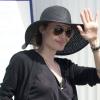 Exclusif - Angelina Jolie fait des répérages pour son prochain film "Unbroken" dans le Queensland en Australie le 16 octobre 2013.