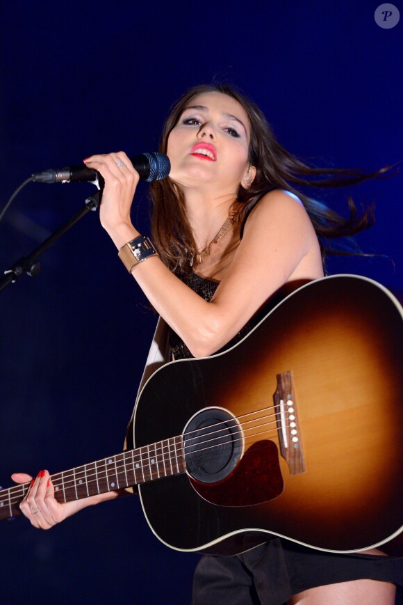 Joyce Jonathan en concert au Trianon, à Paris, le 29 octobre 2013.
