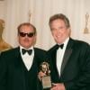 Jack Nicholson et Warren Beatty lors de la soirée des Oscars 2000