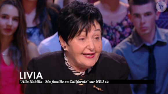 Livia, grand-mère de Nabilla, dans Le Grand Journal d'Antoine de Caunes sur Canal + le vendredi 18 octobre 2013