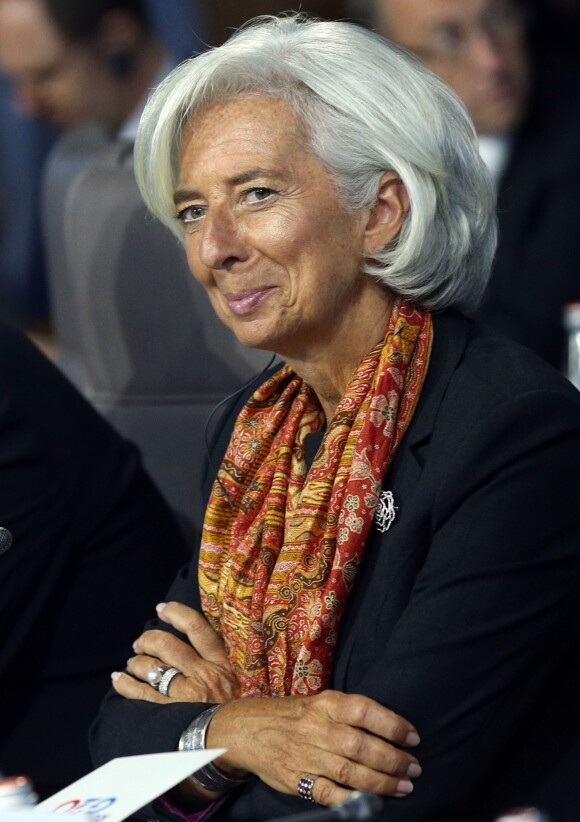 Christine Lagarde à Moscou le 19 juillet 2013.