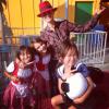 À Los Angeles, les Hallyday vivent à l'heure d'Halloween, le 28 octobre 2013.
