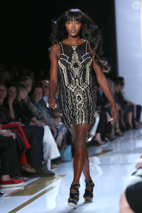 Naomi Campbell lors du défilé Diane Von Furstenberg lors de la Fashion Week de New York. Le 8 septembre 2013.