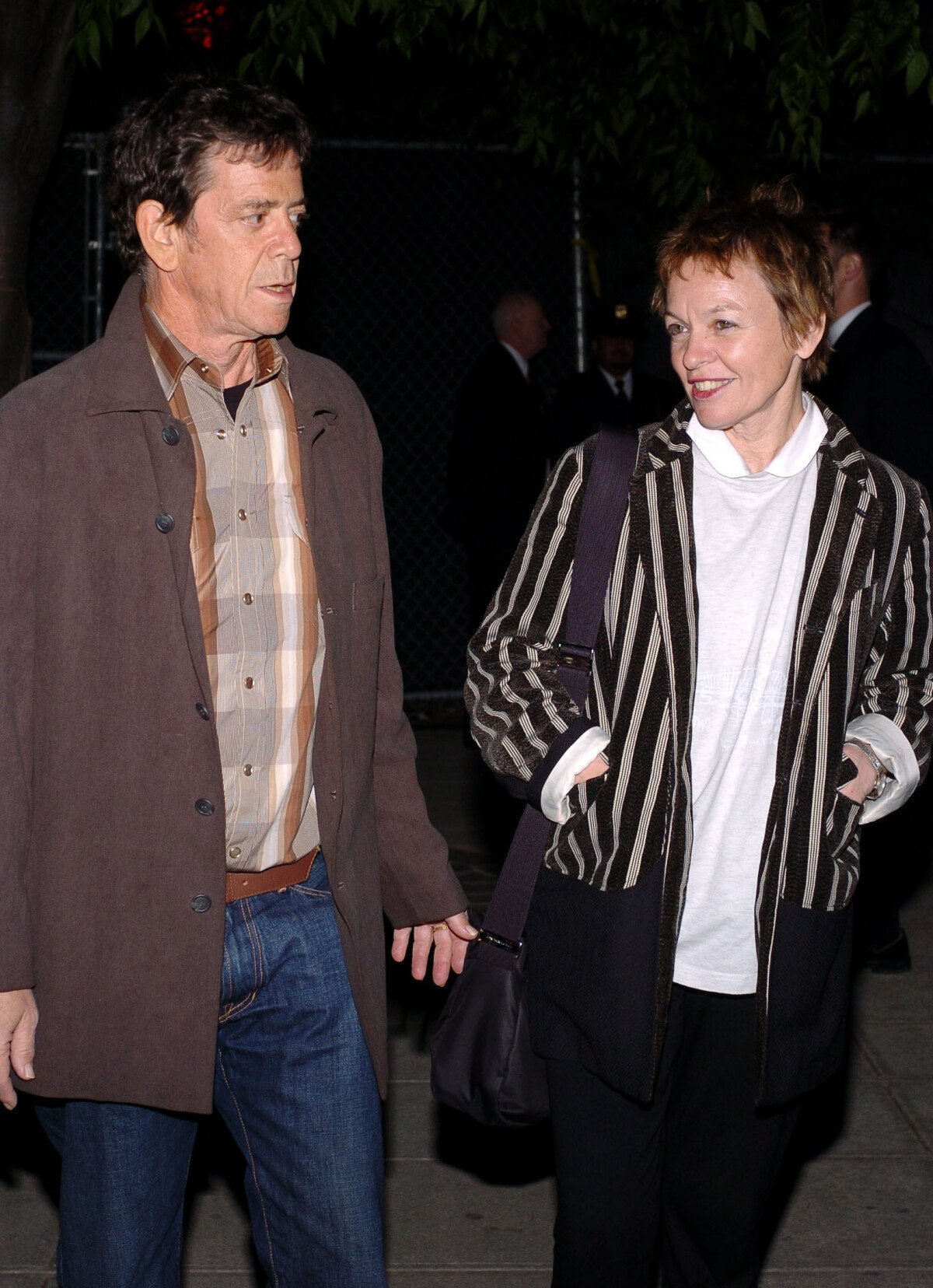 Photo Lou Reed et Laurie Anderson à la soirée Vanity Fair du Festival de Tribeca en 2004