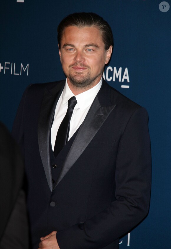 Leonardo DiCaprio - Soiree du gala "LACMA 2013 Art + Film" a Los Angeles le 2 novembre 2013.