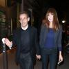 Exclusif - Nicolas Sarkozy et sa femme Carla Bruni-Sarkozy - Anniversaire de la mère de Nicolas Sarkozy qui fêtait ses 88 ans au restaurant 154 à Paris, le 11 octobre 2013.