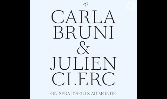Pochette du single "On serait seuls au monde" de Carla Bruni et Julien Clerc, novembre 2013.