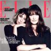 Carla Bruni et Valeria Bruni-Tedeschi en couverture du magazine ELLE, en kiosques le 31 octobre 2013.