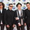 Joe Trohman, Andy Hurley, Patrick Stump et Pete Wentz du groupe Fall Out Boy assistent aux BBC Radio 1's Teen Awards 2013 à la Wembley Arena. Londres, le 3 Novembre 2013.