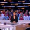 La belle Farida Khelfa sur le plateau du Grand Journal de Canal +, le 4 novembre 2013. Elle est venue parler de son documentaire intitulé "Campagne Intime" qui dévoile la vie privée de Carle et Nicolas Sarkozy.