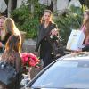 Exclusif - Maria Shriver fête son 58eme anniversaire en compagnie de ses filles Katherine Schwarzenegger et Christina Schwarzenegger, et d'Oprah Winfrey au restaurant Geoffrey's à Malibu, le 6 novembre 2013.