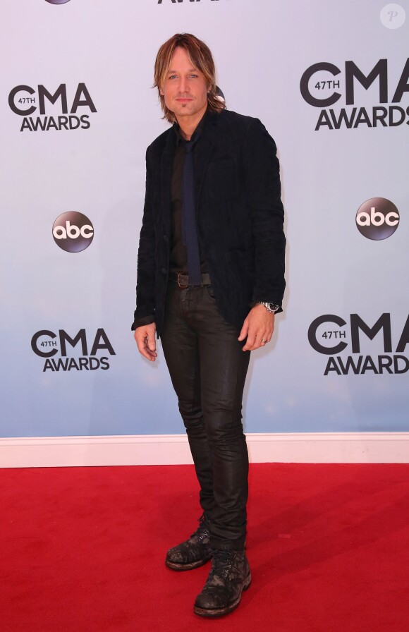 Keith Urban lors des 47e CMA Awards à Nashville, le 6 novembre 2013.