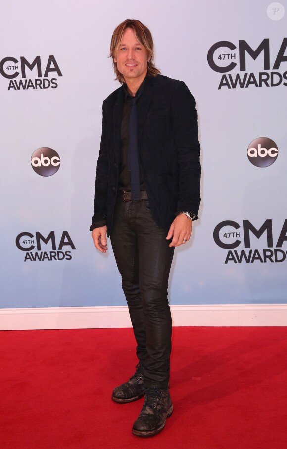 Keith Urban lors des 47e CMA Awards à Nashville, le 6 novembre 2013.