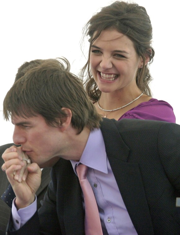 Tom Cruise et Katie Holmes à Marseille le 17 juin 2005