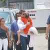 Tom Cruise et sa fille Suri à New York le 18 juillet 2012