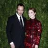 Tom Ford et Julianne Moore assistent à la 10e remise du prix CFDA/Vogue Fashion Fund aux Spring Studios. New York, le 11 novembre 2013.