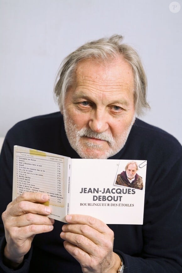 Le chanteur Jean-Jacques Debout - janvier 2013.