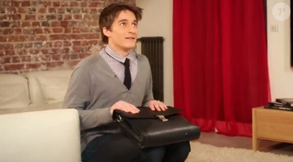 Jérémy Charbonnel dans la nouvelle publicité pour les cornichons Le Jardin d'Orente.