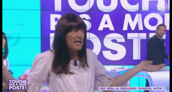 Gilles Verdez déguisé en Chantal Goya dans "Touche pas à mon poste". Le 13 novembre 2013.