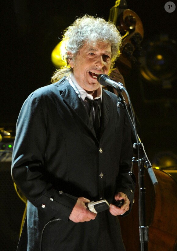Bob Dylan en concert à Hollywood Palladium, le 12 janvier 2012.