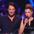 Sandrine Quétier et Vincent Cerutti - Demi-finale de "Danse avec les stars 4" sur TF1. Le 16 novembre 2013.