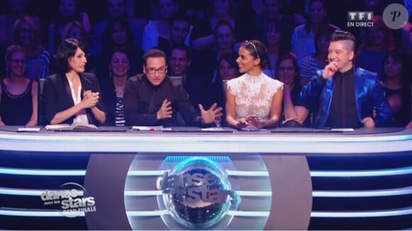 Le jury - Demi-finale de "Danse avec les stars 4" sur TF1. Le 16 novembre 2013.