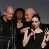 Le président du jury Cinemaxx Larry Clark et Aliona Polunina lors de la clôture du Festival international du film de Rome le 16 novembre 2013