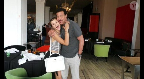 Sofia Richie et son père Lionel Richie, le 22 août 2013.