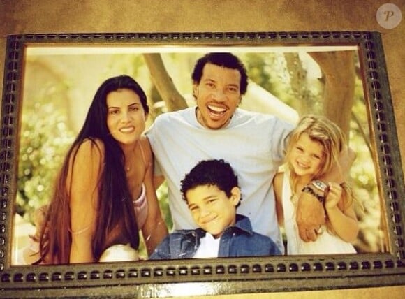 Sofia Richie en famille avec son père Lionel Richie et son frère Myles.
