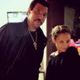 Lionel Richie et sa fille Nicole Richie, pris en photo par Sofia Richie, le 13 janvier 2013.