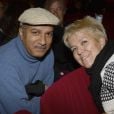 Pascal Légitimus et Mimie Mathy lors de la représentation exceptionnelle de la pièce "Cher Trésor" au théâtre des Nouveautés à Paris à l'occasion de la création du Festival de l'Ile Maurice, le 18 novembre 2013