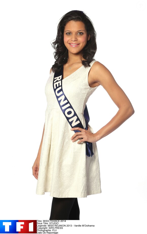 Vanille M'Doihama, Miss Réunion 2013, candidate pour Miss France 2014
