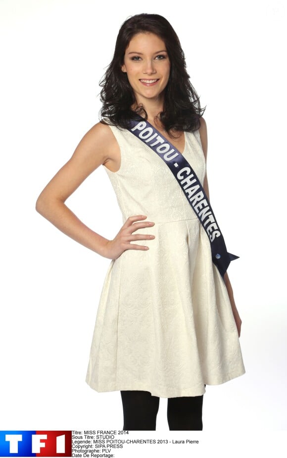 Laura Pierre, Miss Poitou-Charentes 2013, candidate pour Miss France 2014