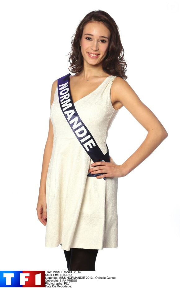 Ophélie Genest, Miss Normandie 2013, candidate pour Miss France 2014