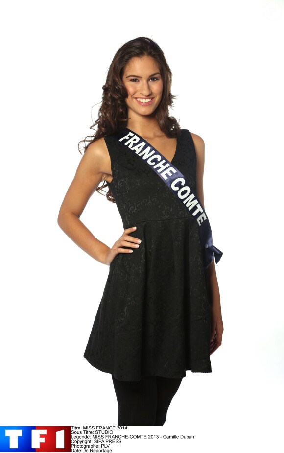 Camille Duban, Miss Franche-Comté 2013, candidate pour Miss France 2014