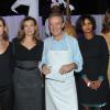 Valérie Trierweiler, Alain Passard et Safia Otokoré lors du gala de charité "Ne les oublions pas" au profit d'Action contre la faim, au Salon d'honneur du Grand Palais, à Paris, le 20 novembre 2013.